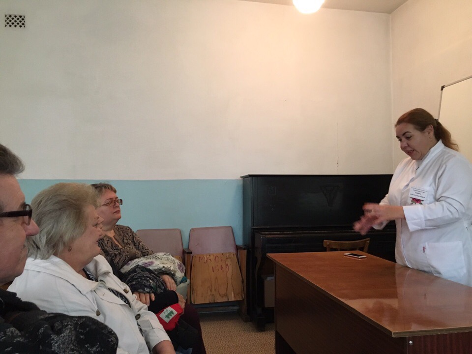Встреча активистов поселка Мехзавод с главврачом поликлиники