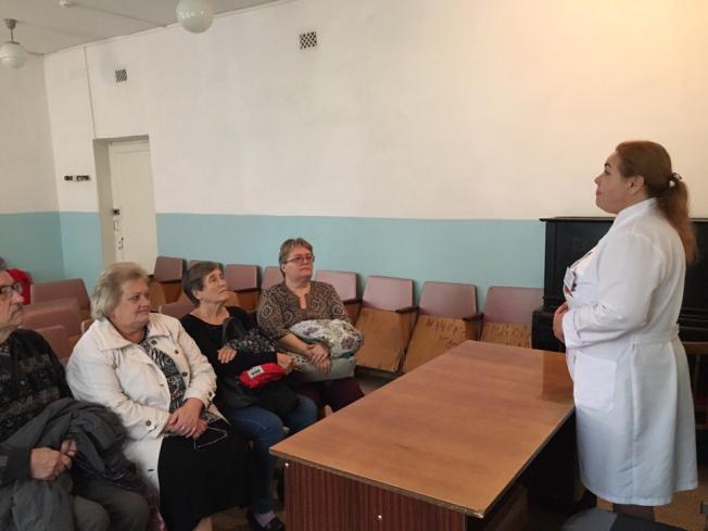 Встреча активистов поселка Мехзавод с главврачом поликлиники